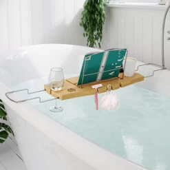 Bamboo Bath Caddy - Aquala -Home Essentials Shop pic 968 3 5dc43619d4f31