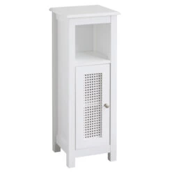 Bathroom Storage Cabinet - Rafia - White -Home Essentials Shop pic 9695 3 6125129f81b96