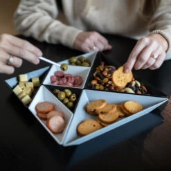Modular Serving Bowl Set - Tangram - Blue, Dark Grey And Soft Grey -Home Essentials Shop pic 9749 3 6155d61db8b9b