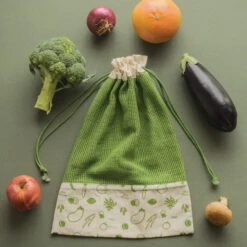 Organic Cotton Produce Bag - Set Of 3 -Home Essentials Shop pic 9758 3 61669d3d88c39