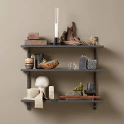 Elfa Melamine Shelving Plug-in Solution - Graphite -Home Essentials Shop pic 9781 3 64ae999d91162