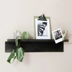 Wall Mounted Display Shelf With Lip