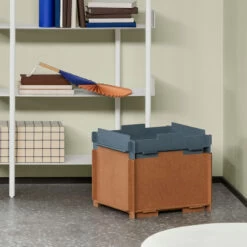 Stackable Storage Box - Stacie - Blue -Home Essentials Shop pic 9880 3 61fa9ab3a8203