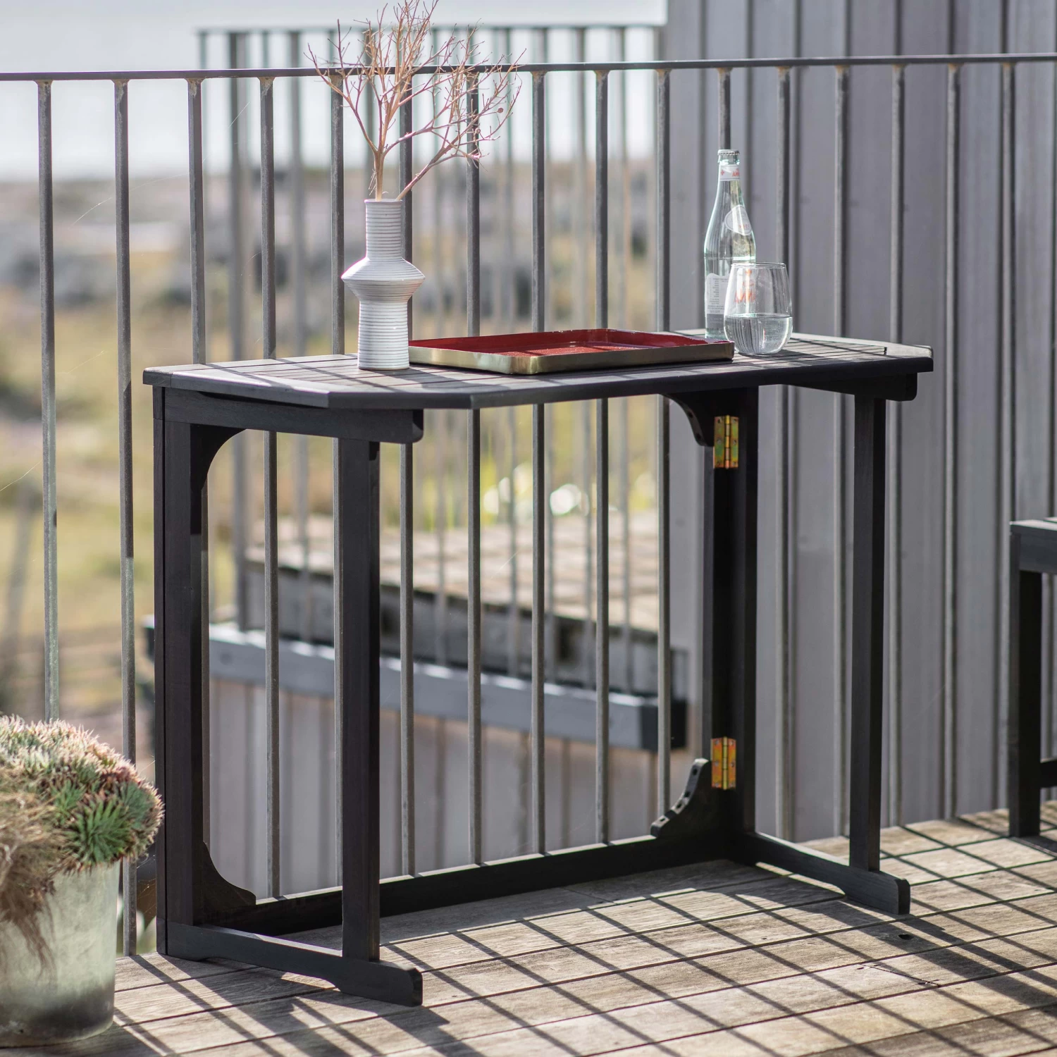 Balcony Table - Lomond - Charcoal 2 Balcony Table - Lomond - Charcoal - Image 2