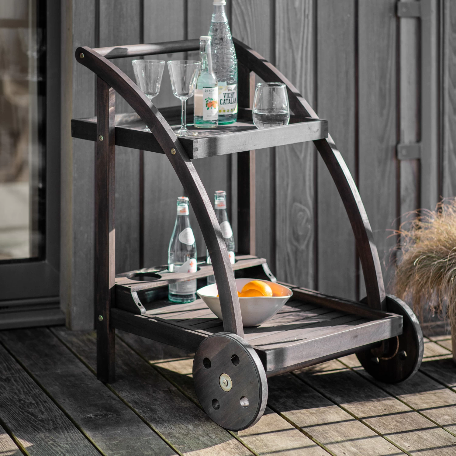 Drinks Trolley - Coniston - Charcoal 3 Drinks Trolley - Coniston - Charcoal - Image 3