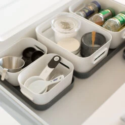 Stacking Lidded Storage Box Bundle - Grey & White -Home Essentials Shop pic 9983 3 624ed3cfe83f6