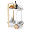 Drinks Trolley - Bellwood - Natural & White