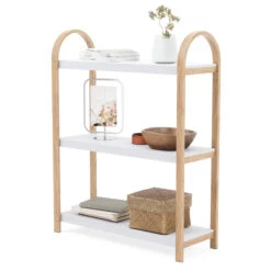 3 Tier Shelf - Bellwood - Natural & White
