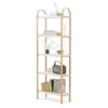 5 Tier Shelf - Bellwood - White & Natural