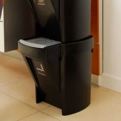 Stacking Recycle Bin - Black