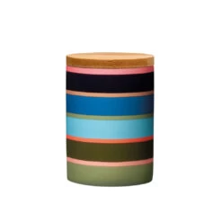 Porcelain Canister With Bamboo Lid - Small - Costa