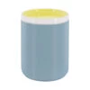Airtight Porcelain Canister - Small - Blue And Yellow