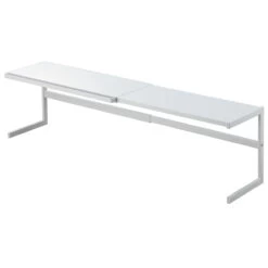 Kitchen Storage Rack - Expandable - White