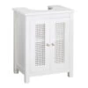 Under Sink Storage Cabinet - Rafia - White