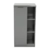 High Gloss Compact Bathroom - Cabinet - Grey