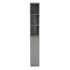 High Gloss Compact Bathroom- Tallboy - Grey