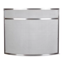 Bretforton Firescreen - Large - Silver