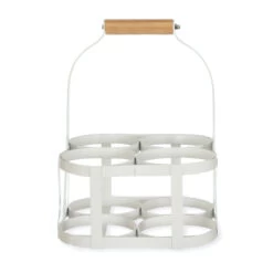 Milk Bottle Holder - Portland - White