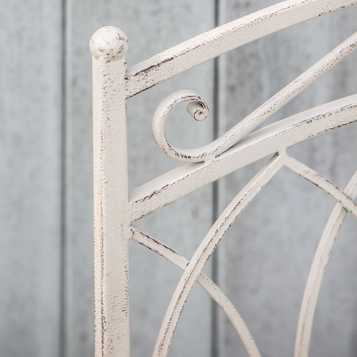 Garden Love Seat - Belfast - Distressed White 1 Garden Love Seat - Belfast - Distressed White