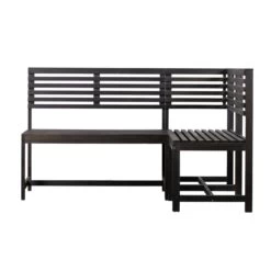 Modular Garden Bench - Rutland - Charcoal