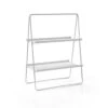 Freestanding Bathroom Shelving Unit - Soft Grey