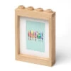Wooden LEGO Photo Frame - Soap Treated Oak