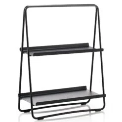 Freestanding Table Top Shelf - A Frame - Black