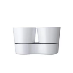 Hydro Herb Twin Pots - White