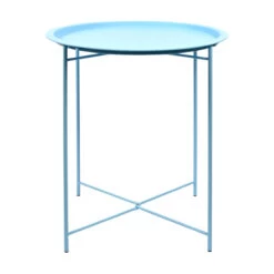 Folding Rive Droite Bistro Tray Table - Blue
